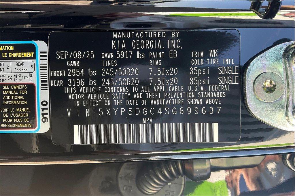 new 2025 Kia Telluride car, priced at $55,210