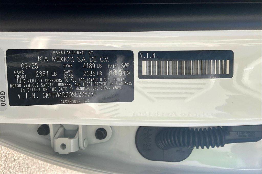 new 2025 Kia K4 car, priced at $29,680