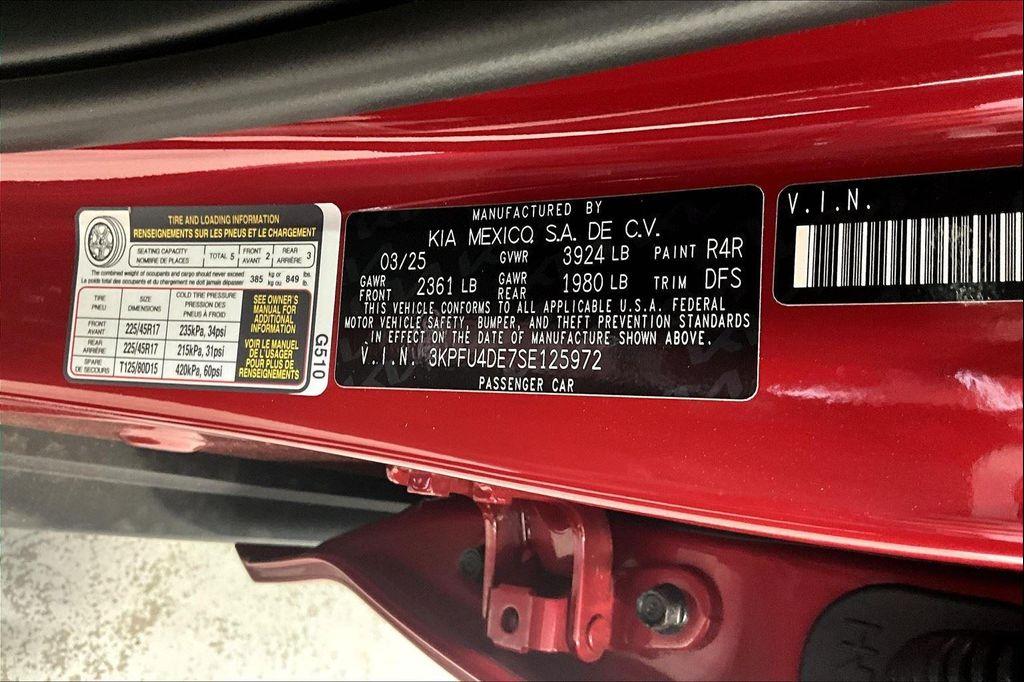 new 2025 Kia K4 car, priced at $25,660