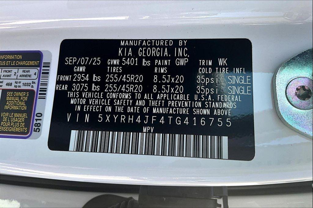 new 2026 Kia Sorento car, priced at $42,775