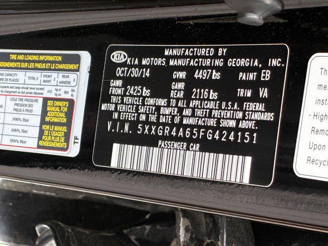 used 2015 Kia Optima car, priced at $9,999