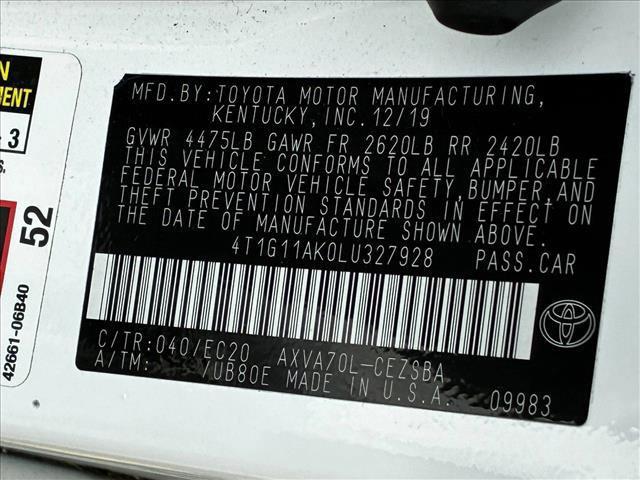 used 2020 Toyota Camry car, priced at $23,993