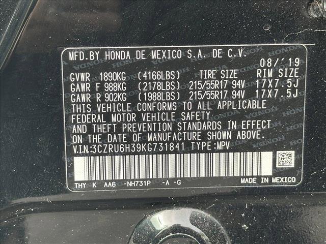 used 2019 Honda HR-V car, priced at $17,991