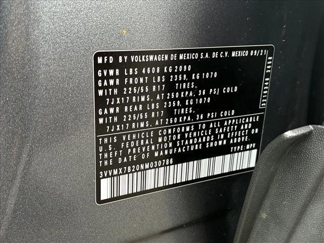used 2022 Volkswagen Taos car, priced at $20,387
