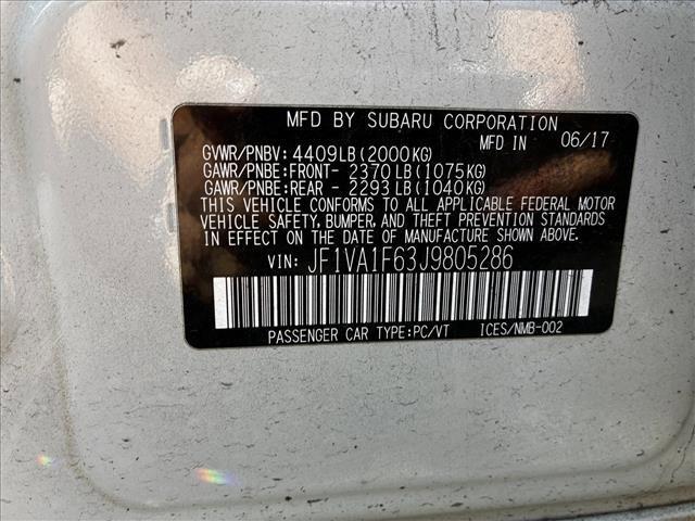 used 2018 Subaru WRX car, priced at $15,364