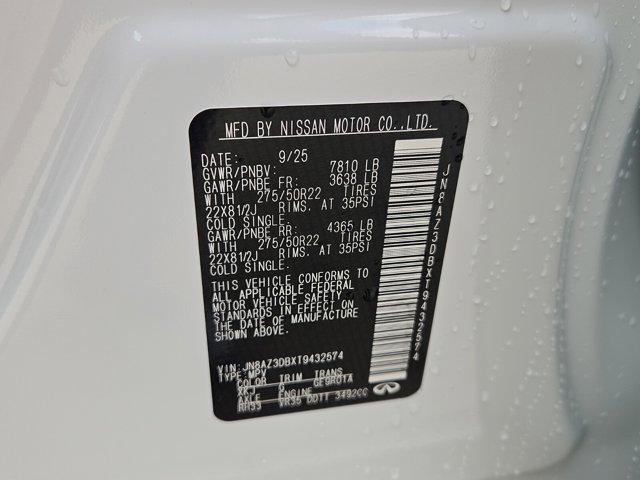 new 2026 INFINITI QX80 car, priced at $98,870