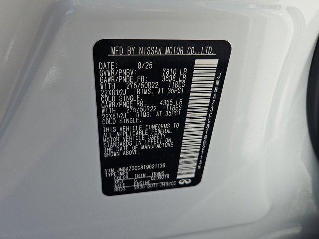 new 2026 INFINITI QX80 car, priced at $114,920