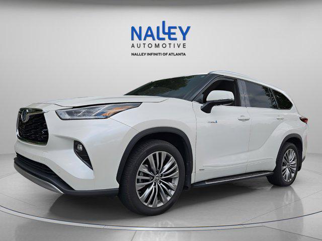 used 2021 Toyota Highlander Hybrid car, priced at $38,325