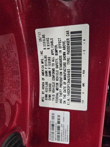 used 2017 Honda Accord car, priced at $12,522