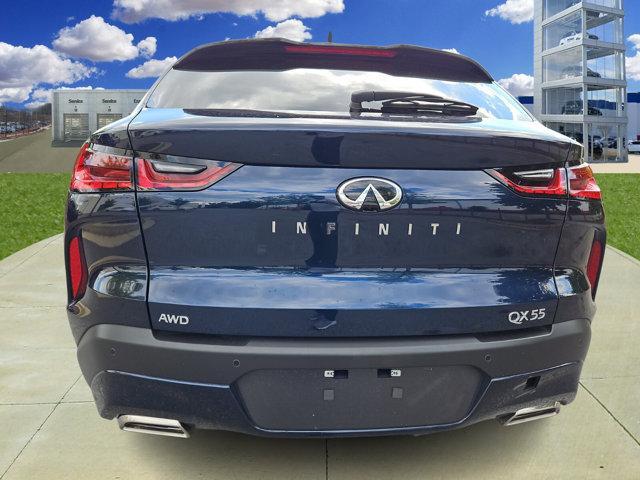 new 2025 INFINITI QX55 car, priced at $53,680