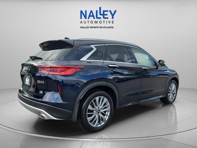 new 2025 INFINITI QX50 car, priced at $45,318