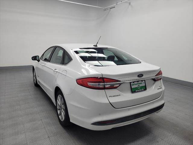 used 2017 Ford Fusion Hybrid car, priced at $16,695