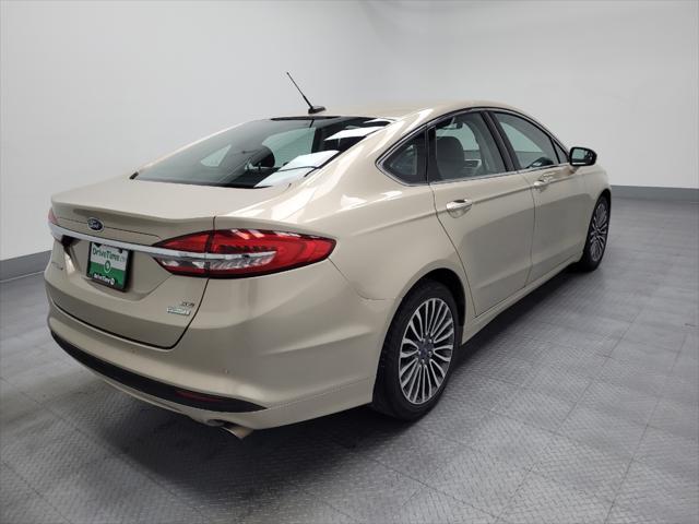 used 2018 Ford Fusion car, priced at $14,895