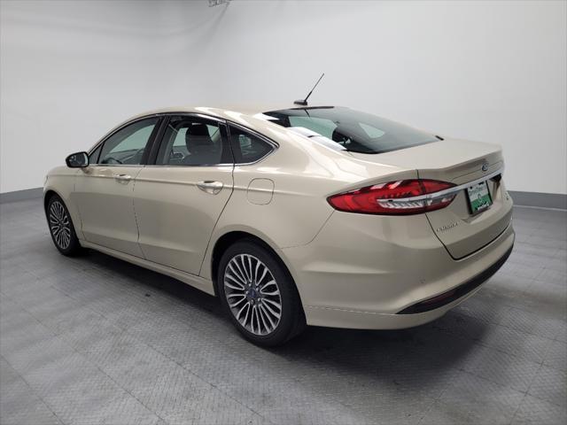 used 2018 Ford Fusion car, priced at $14,895