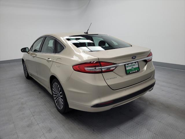 used 2018 Ford Fusion car, priced at $14,895