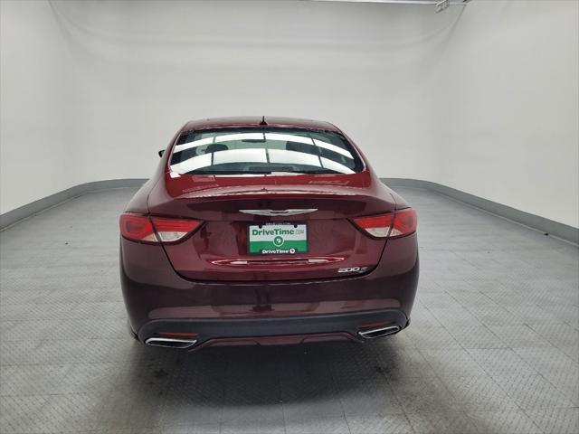 used 2016 Chrysler 200 car, priced at $15,795