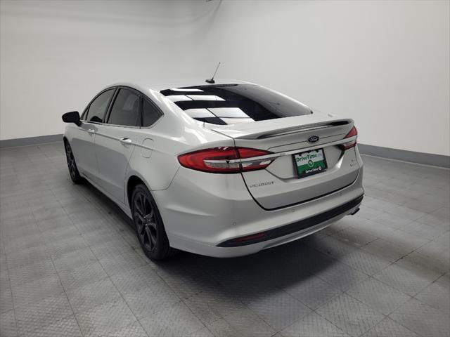 used 2018 Ford Fusion car, priced at $17,695