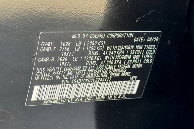 used 2020 Subaru Outback car, priced at $25,797