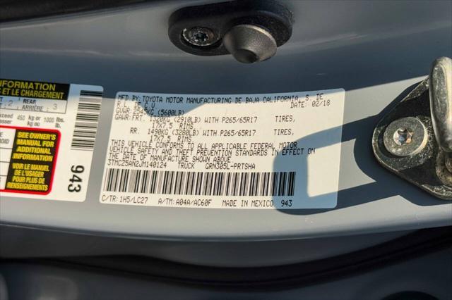 used 2018 Toyota Tacoma car, priced at $30,997