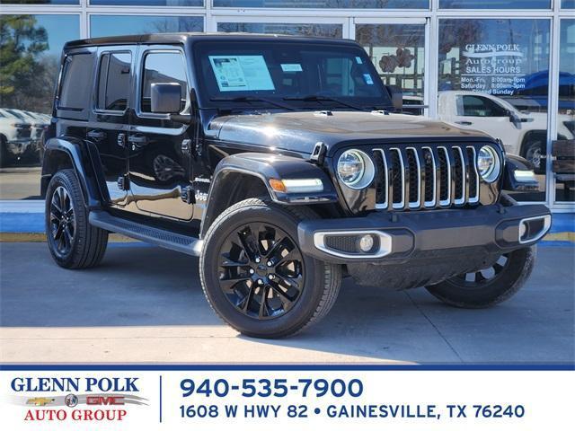 used 2021 Jeep Wrangler Unlimited 4xe car, priced at $28,000