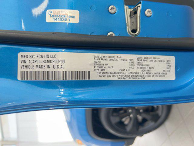 used 2021 Jeep Cherokee car, priced at $17,999