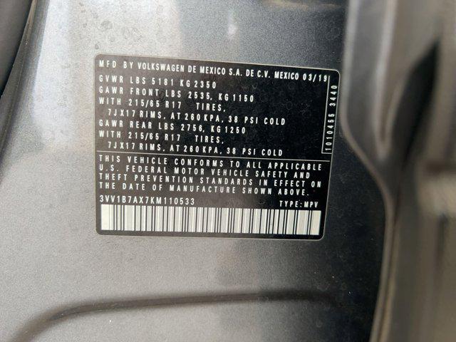 used 2019 Volkswagen Tiguan car, priced at $13,999