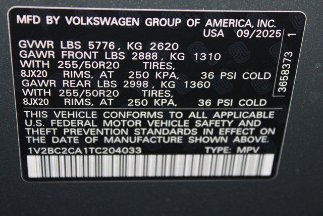 new 2026 Volkswagen Atlas Cross Sport car, priced at $51,283