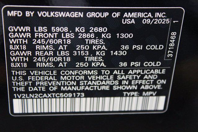 new 2026 Volkswagen Atlas car, priced at $43,734