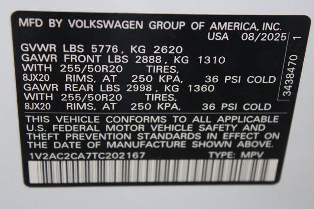 new 2026 Volkswagen Atlas Cross Sport car, priced at $53,688