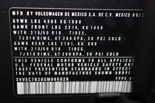 new 2025 Volkswagen Taos car, priced at $31,005