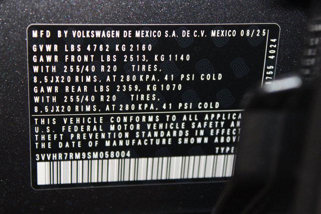 new 2025 Volkswagen Tiguan car, priced at $38,747