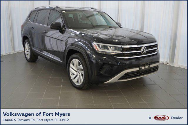 used 2021 Volkswagen Atlas car, priced at $25,658