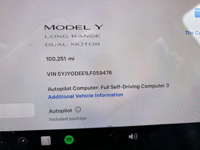 used 2020 Tesla Model Y car, priced at $24,400