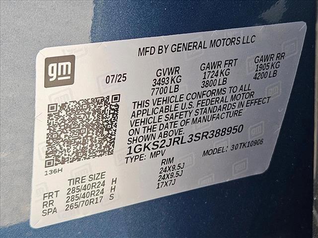 new 2025 GMC Yukon XL car, priced at $99,170