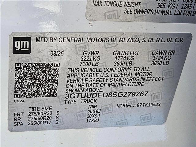 new 2025 GMC Sierra 1500 car, priced at $54,708