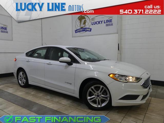 used 2018 Ford Fusion Hybrid car, priced at $15,990