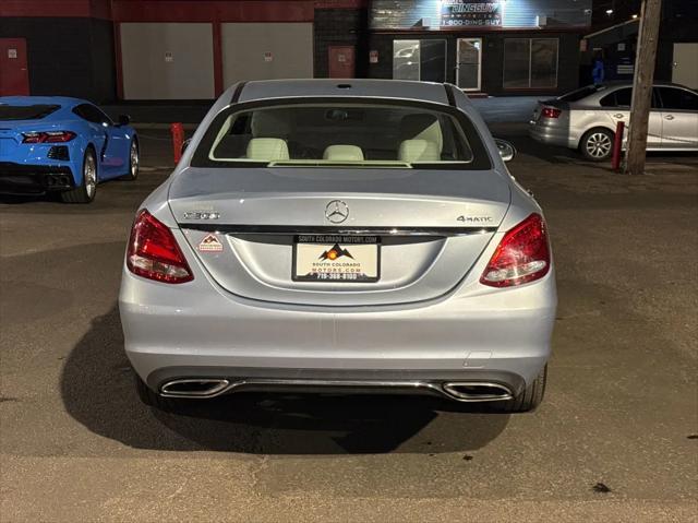 used 2015 Mercedes-Benz C-Class car, priced at $14,599