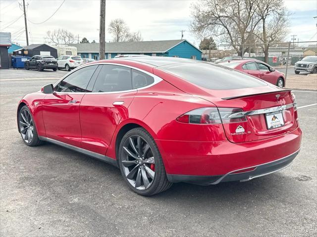 used 2014 Tesla Model S car, priced at $18,999