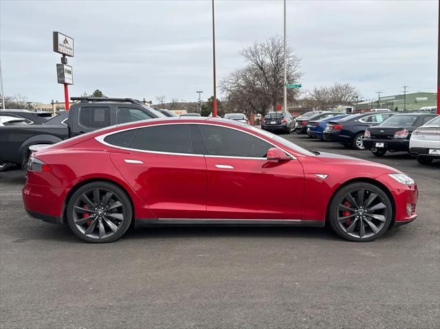used 2014 Tesla Model S car, priced at $18,999