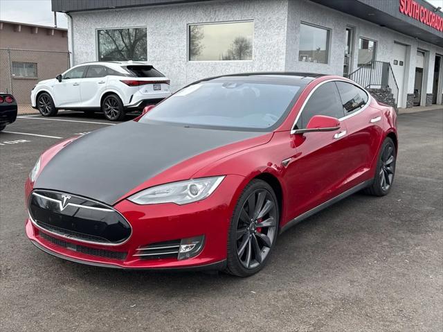 used 2014 Tesla Model S car, priced at $18,999