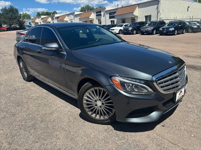 used 2015 Mercedes-Benz C-Class car, priced at $13,992