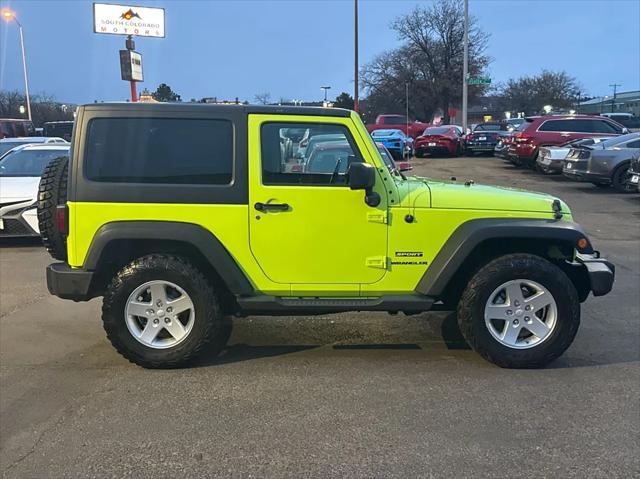 used 2016 Jeep Wrangler car, priced at $19,494