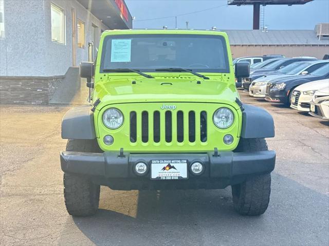 used 2016 Jeep Wrangler car, priced at $19,494