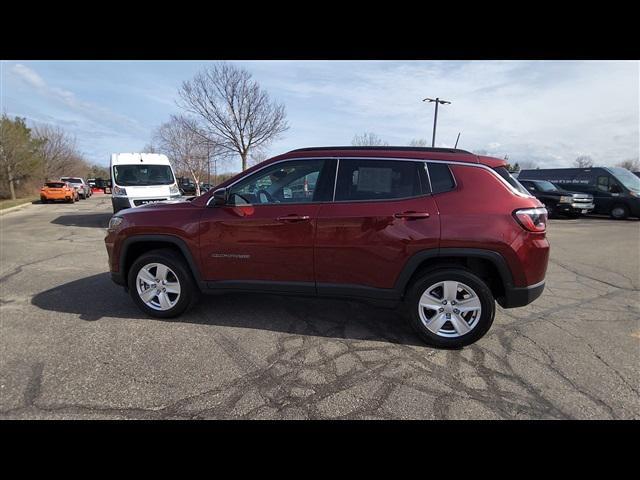 used 2022 Jeep Compass car, priced at $22,500