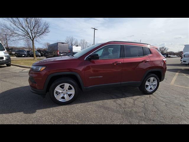 used 2022 Jeep Compass car, priced at $22,500