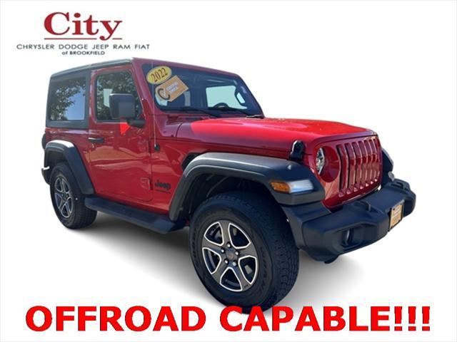 used 2022 Jeep Wrangler car, priced at $30,549