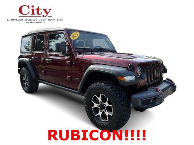 used 2021 Jeep Wrangler Unlimited car, priced at $37,849