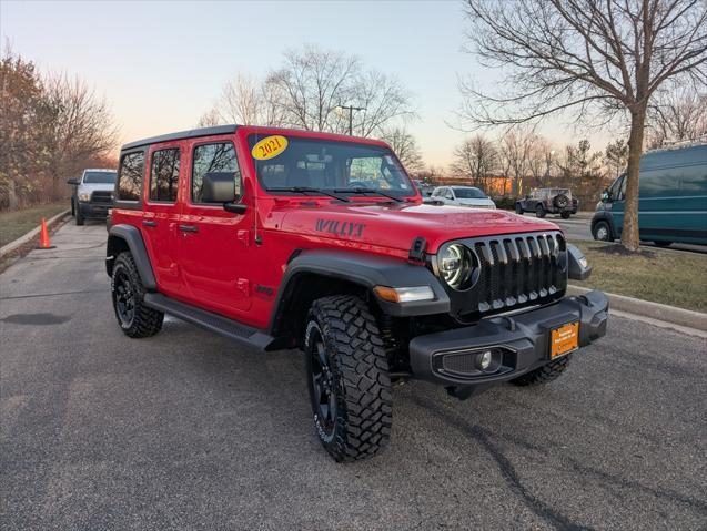 used 2021 Jeep Wrangler car, priced at $30,690