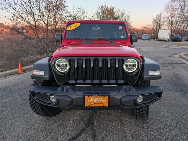 used 2021 Jeep Wrangler car, priced at $30,690