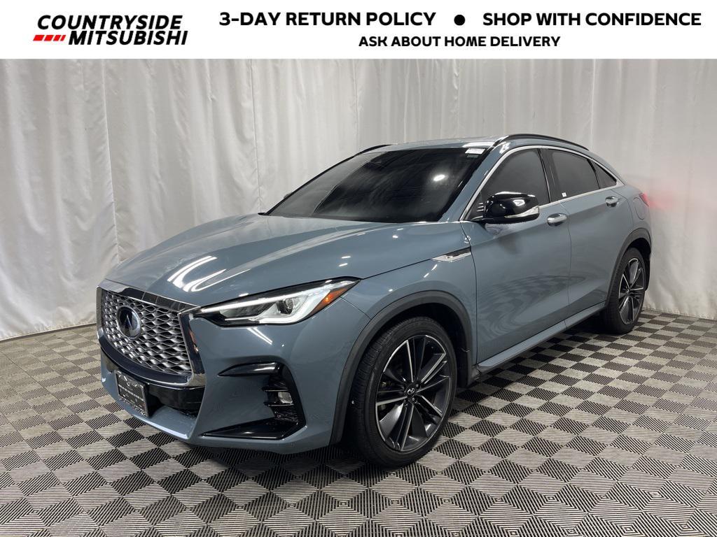 used 2022 INFINITI QX55 car, priced at $27,595